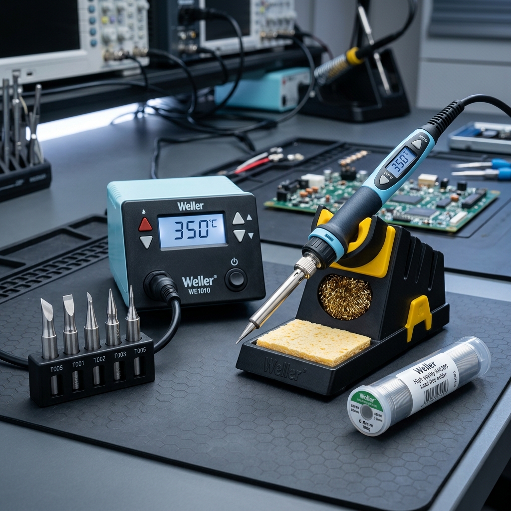 Kit Ferro de Solda Digital 60W com Temperatura Ajustável